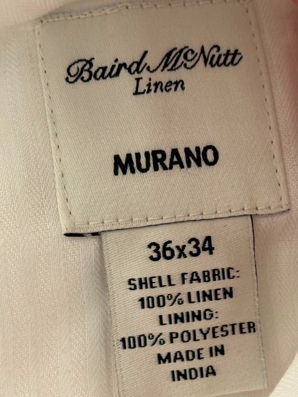 Murano Cream Two-Piece Linen Suit - Picture 6 of 8